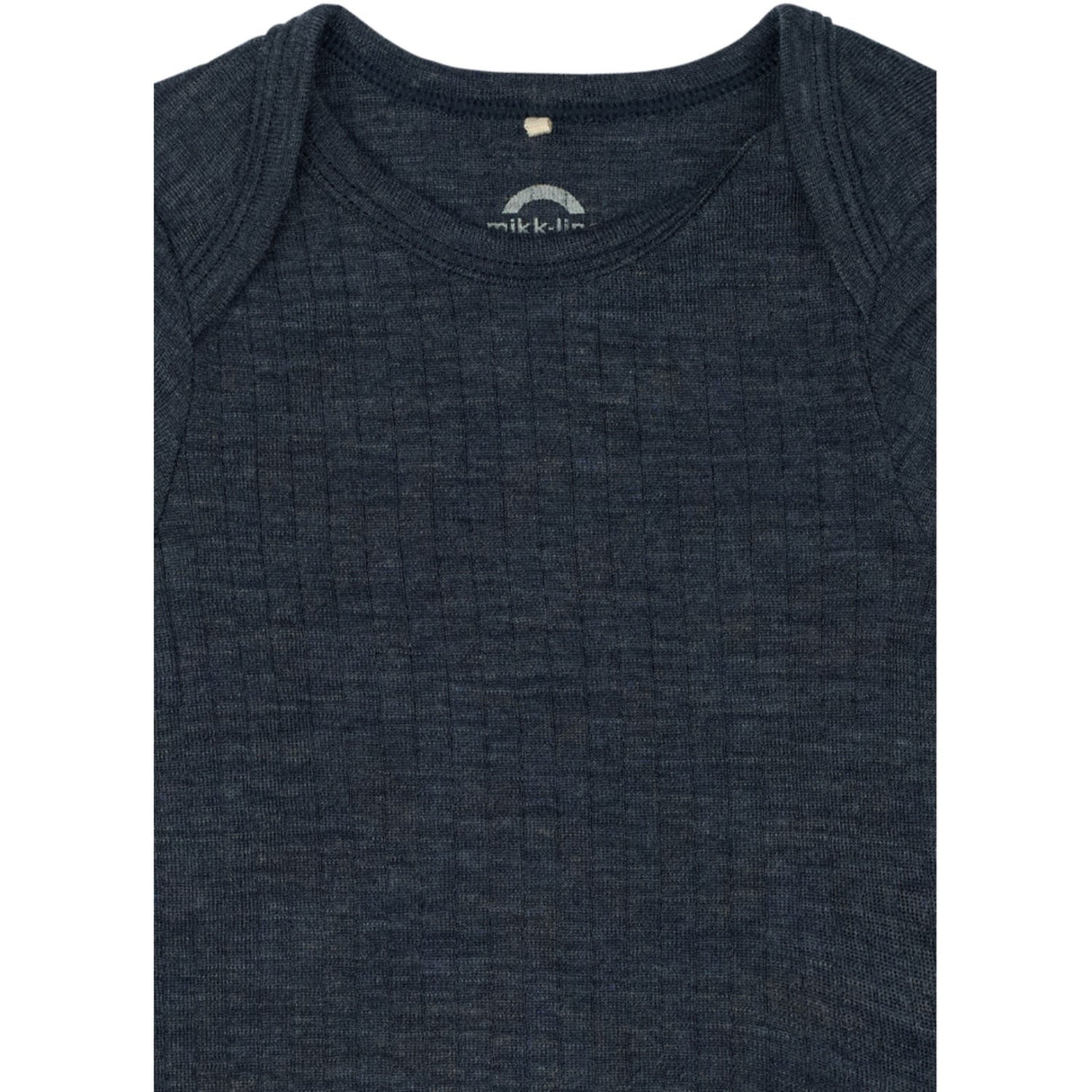 Mikk-Line Melange Blue Nights Merino Ull Ls Body
