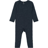 Mikk-Line Melange Blue Nights Merino Ull Ls Drakt