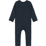 Mikk-Line Melange Blue Nights Merino Ull Ls Drakt