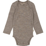 Mikk-Line Melange Denver Merino Ull Ls Body