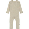 Mikk-Line Melange Offwhite Merino Ull Ls Drakt