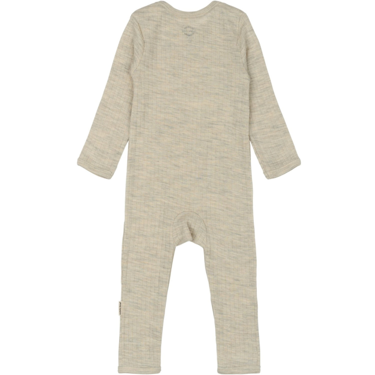 Mikk-Line Melange Offwhite Merino Ull Ls Drakt