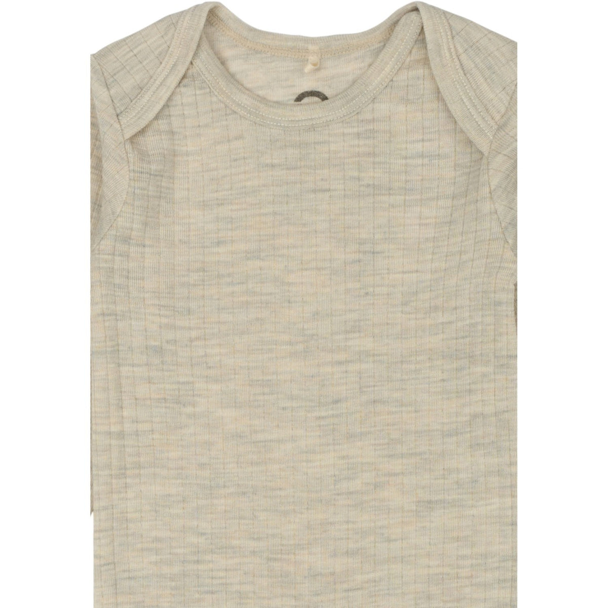 Mikk-Line Melange Offwhite Merino Ull Ls Drakt