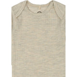 Mikk-Line Melange Offwhite Merino Ull Ls Drakt