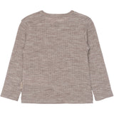 Mikk-Line Melange Denver Merino Ull Ls Topp