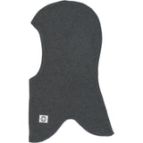 Mikk-Line Dark Grey Melange Bomull Fullface - Dobbel