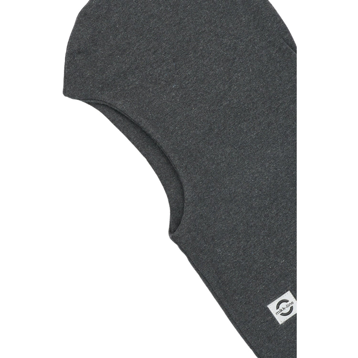 Mikk-Line Dark Grey Melange Bomull Fullface - Dobbel