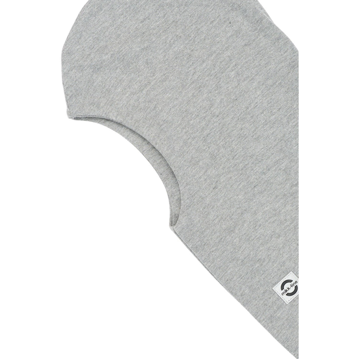 Mikk-Line Light Grey Melange Bomull Fullface - Dobbel