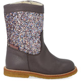 Angulus Lavender/Pastel Multi Glitter Tex Vinterstøvle Med Glitter