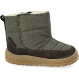 Angulus Olive/Forrest Recycled Ripstop Begynner Tex-Støvle Med Blødt Merino Uldfoer