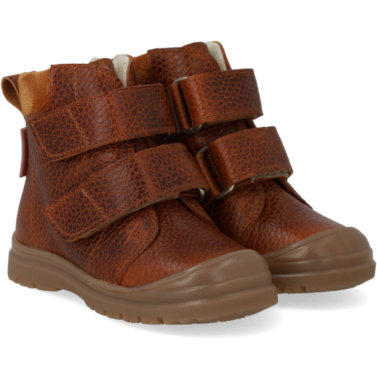 Angulus Cognac/Cognac TEX-støvel for nybegynnere med mykt merinoullfôr
