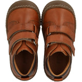 Angulus Cognac/Dark Brown Borrelås Støvler Med Forstærket Tå