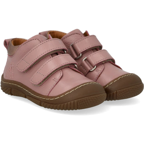 Angulus Faded Rose/Rose Copper Borrelås Støvler Med Forstærket Tå