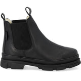 Angulus Black/Black Chunky Tex Chelsea Støvler