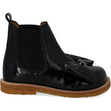 Angulus Black/Black Chelsea Støvler Med Bue