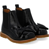 Angulus Black/Black Chelsea Støvler Med Bue