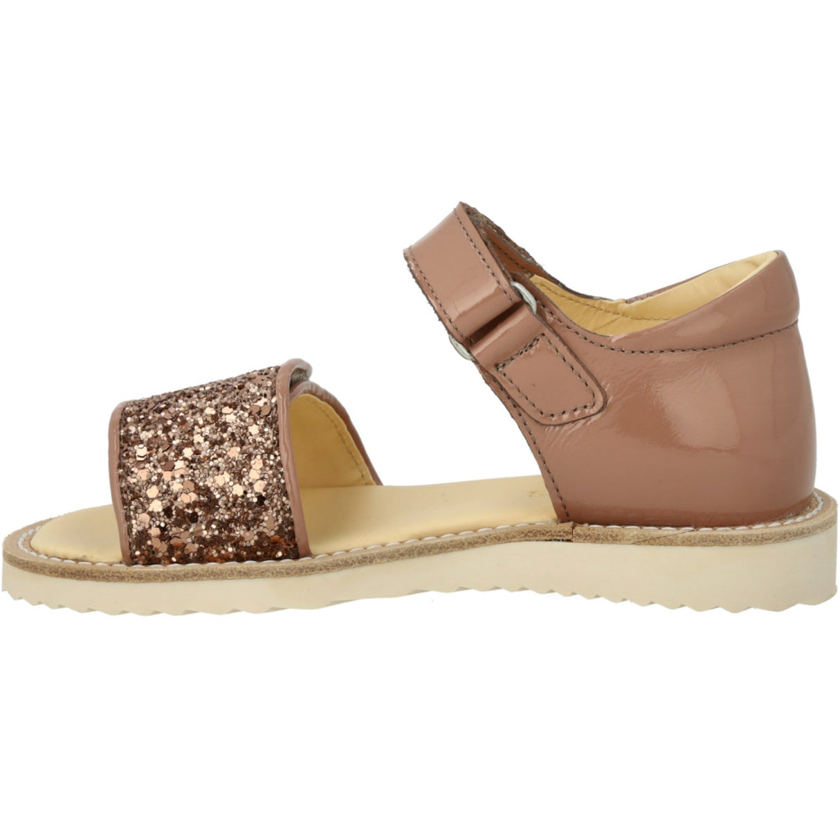 Angulus Clay/Clay Glitter Sandal Med Funklende Glitterdetalje