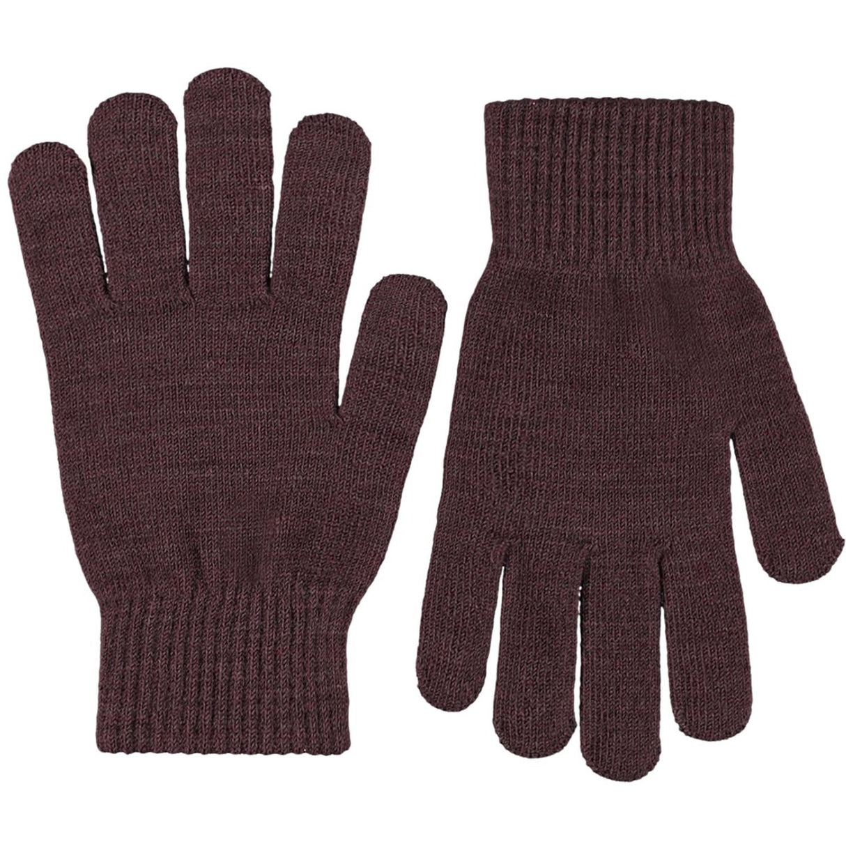 Molo Burgundy Kiddy Ull Hansker