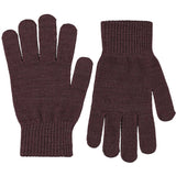 Molo Burgundy Kiddy Ull Hansker