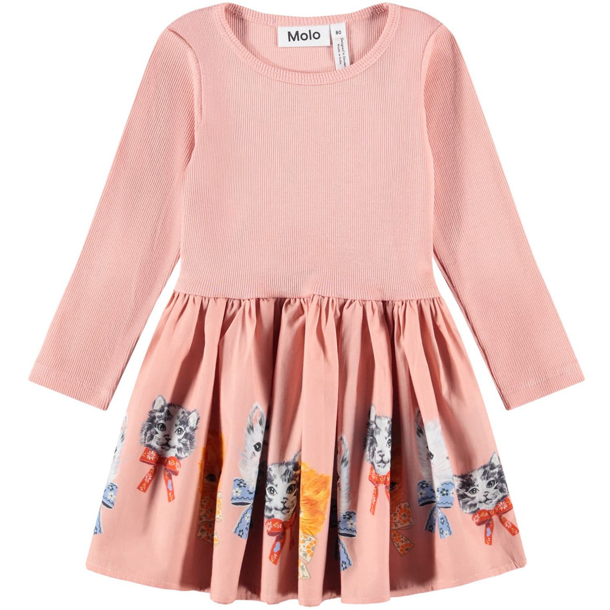 Molo Fancy Kittens Candi Kjole LS