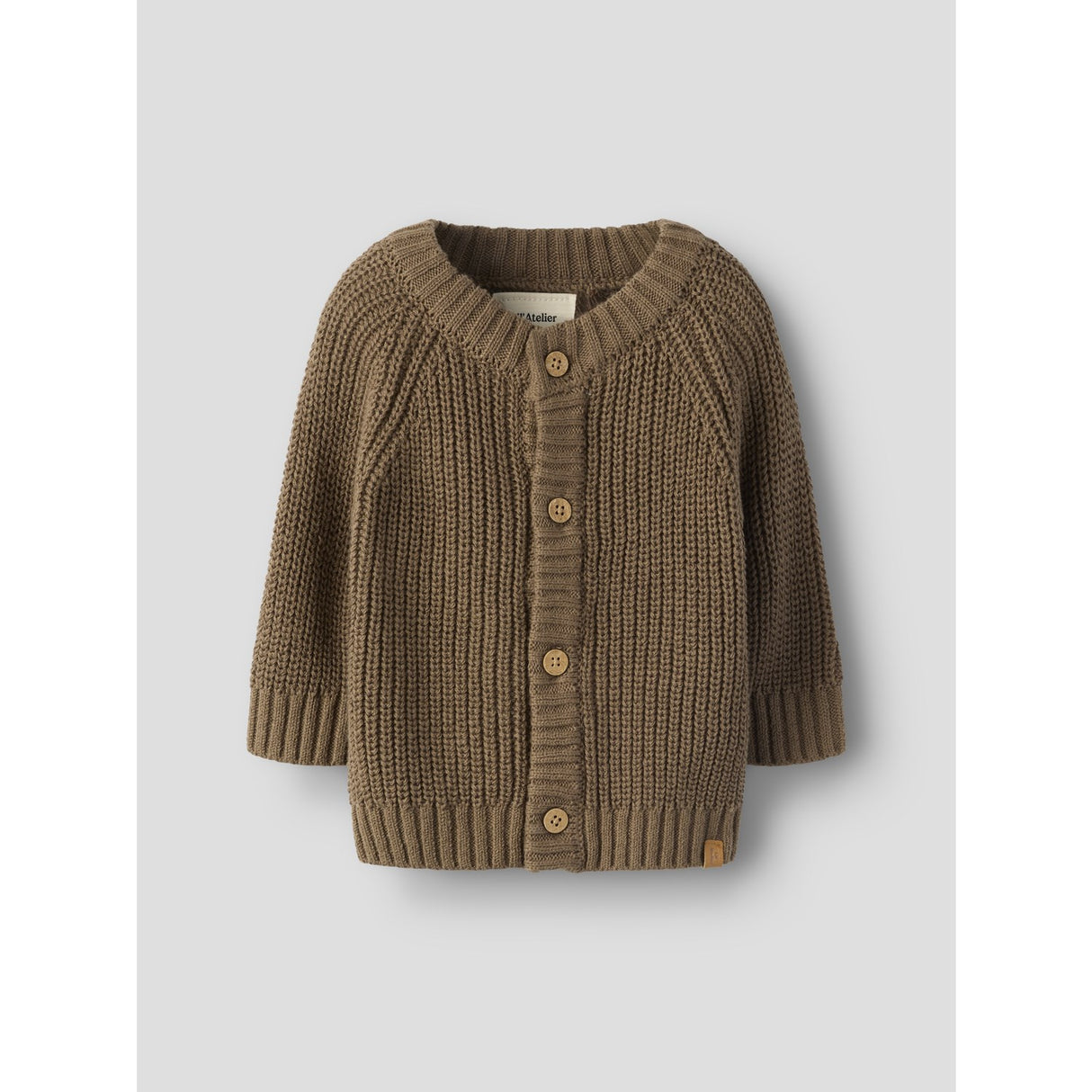 Lil'Atelier Shitake Nbnemlen Ls Strikk Card Lil Noos