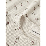 Lil'Atelier Turtledove Floral Nmfgago Ls Slim Topp Lil Noos