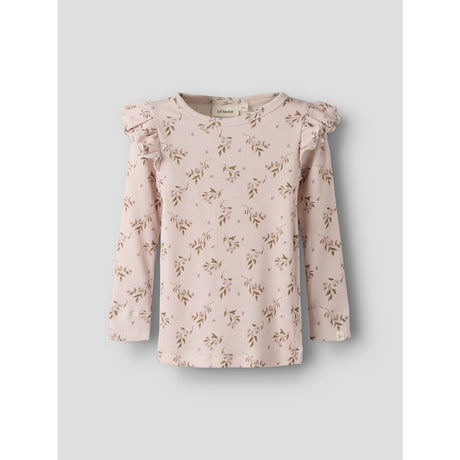 Lil'Atelier Hushed Violet Flowers Nmfgavo Eko Ls Slim Topp Lil Noos