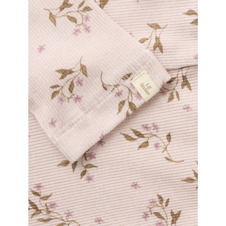 Lil'Atelier Hushed Violet Flowers Nmfgavo Efi Slim Leggings Lil Noos