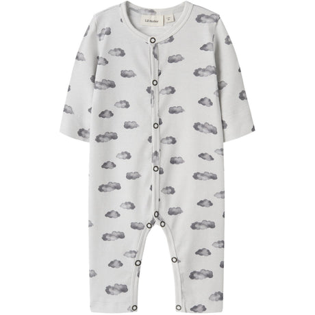 Lil'Atelier Glacier Gray Cloud Nbmgio Ls Natt Drakt Lil