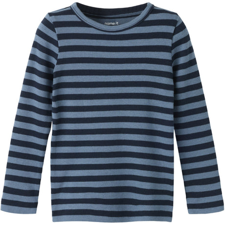 Name It Dark Sapphire Blue Mirage Nmnbanio Ls Xsl Topp Noos
