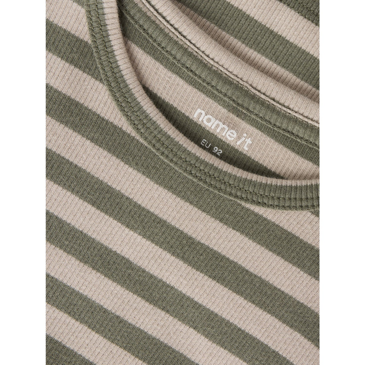 Name It Dusty Olive Pure Cashmere Nmnbanio Ls Xsl Topp Noos