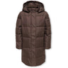 kids ONLY Chestnut Kogirene Life Puffer Frakk Otw Noos