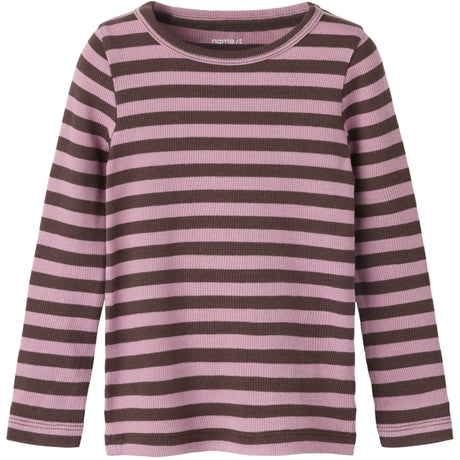 Name It French Roast Lilas Nmnbanio Ls Xsl Topp Noos
