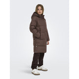 kids ONLY Chestnut Kogirene Life Puffer Frakk Otw Noos