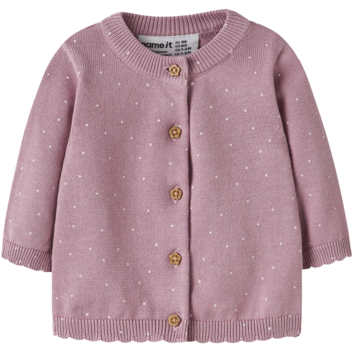 Name It Lilas Lotus Nbfladot Ls Strikk Card