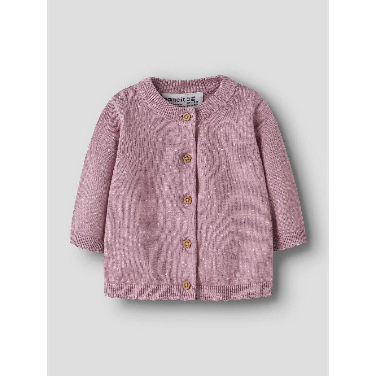 Name It Lilas Lotus Nbfladot Ls Strikk Card