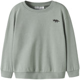 Name It Green Milieu Dino Nmmvallen Ls Nreg Sweat Unb