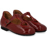 Angulus Cranberry T-Bar Ballerinasko Med Cut-Out Hjerte