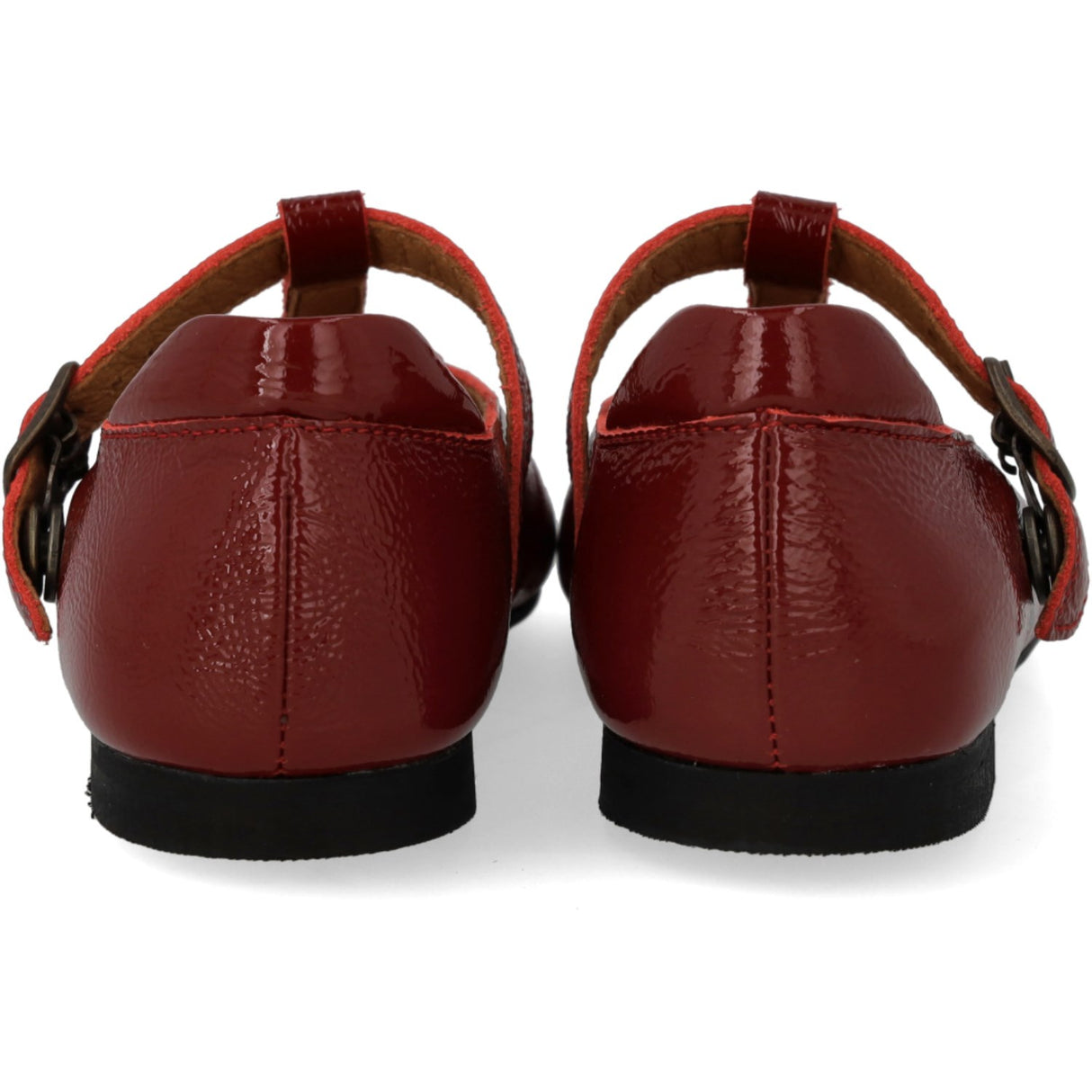 Angulus Cranberry T-Bar Ballerinasko Med Cut-Out Hjerte