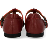 Angulus Cranberry T-Bar Ballerinasko Med Cut-Out Hjerte