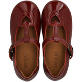 Angulus Cranberry T-Bar Ballerinasko Med Cut-Out Hjerte
