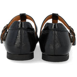 Angulus Black T-Bar Ballerinasko Med Cut-Out Hjerte