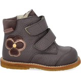 Angulus Lavender/Lavender Tex-Støvle Med Stedmoderblomst Appliqué