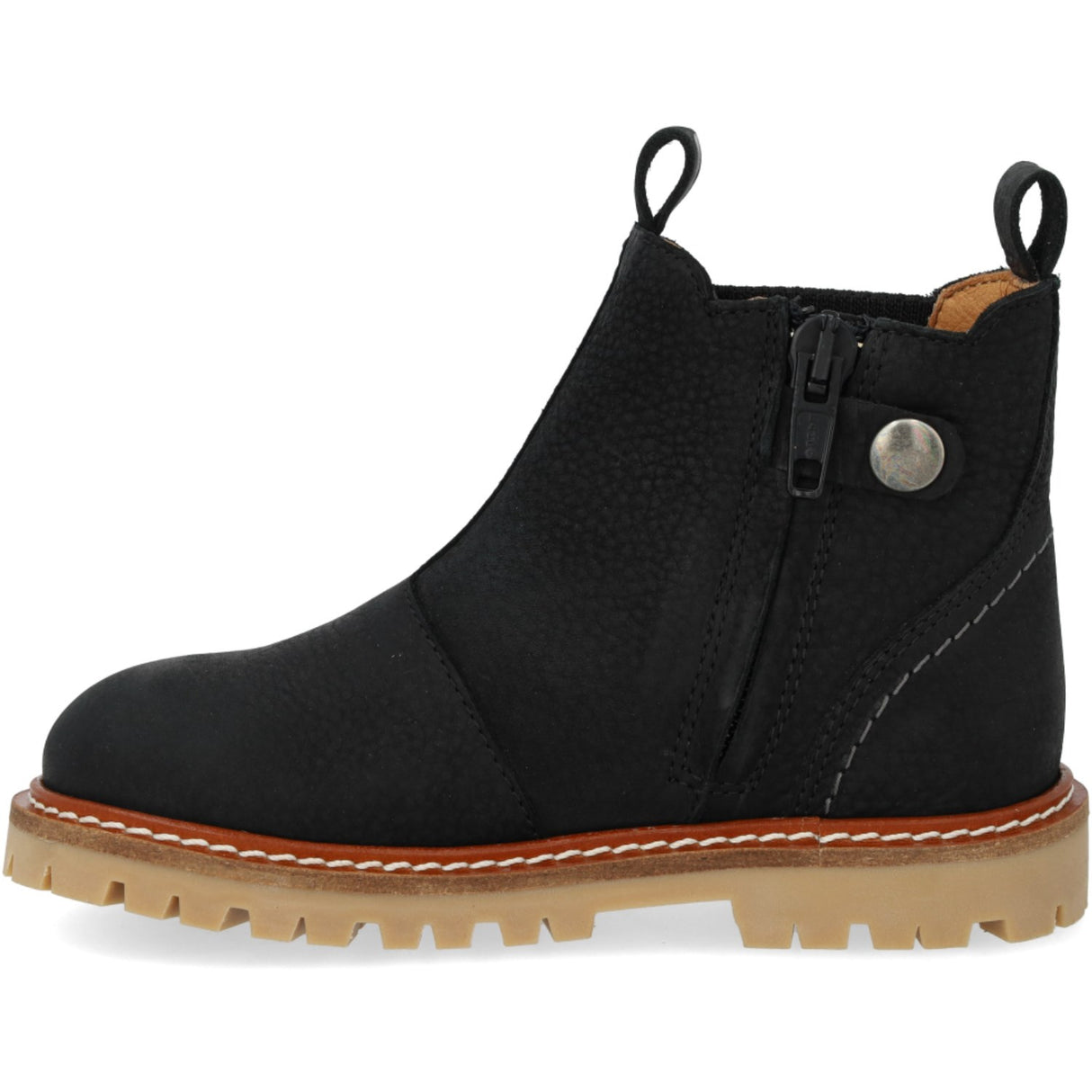 Angulus Black/Black Chunky Chelsea Støvler