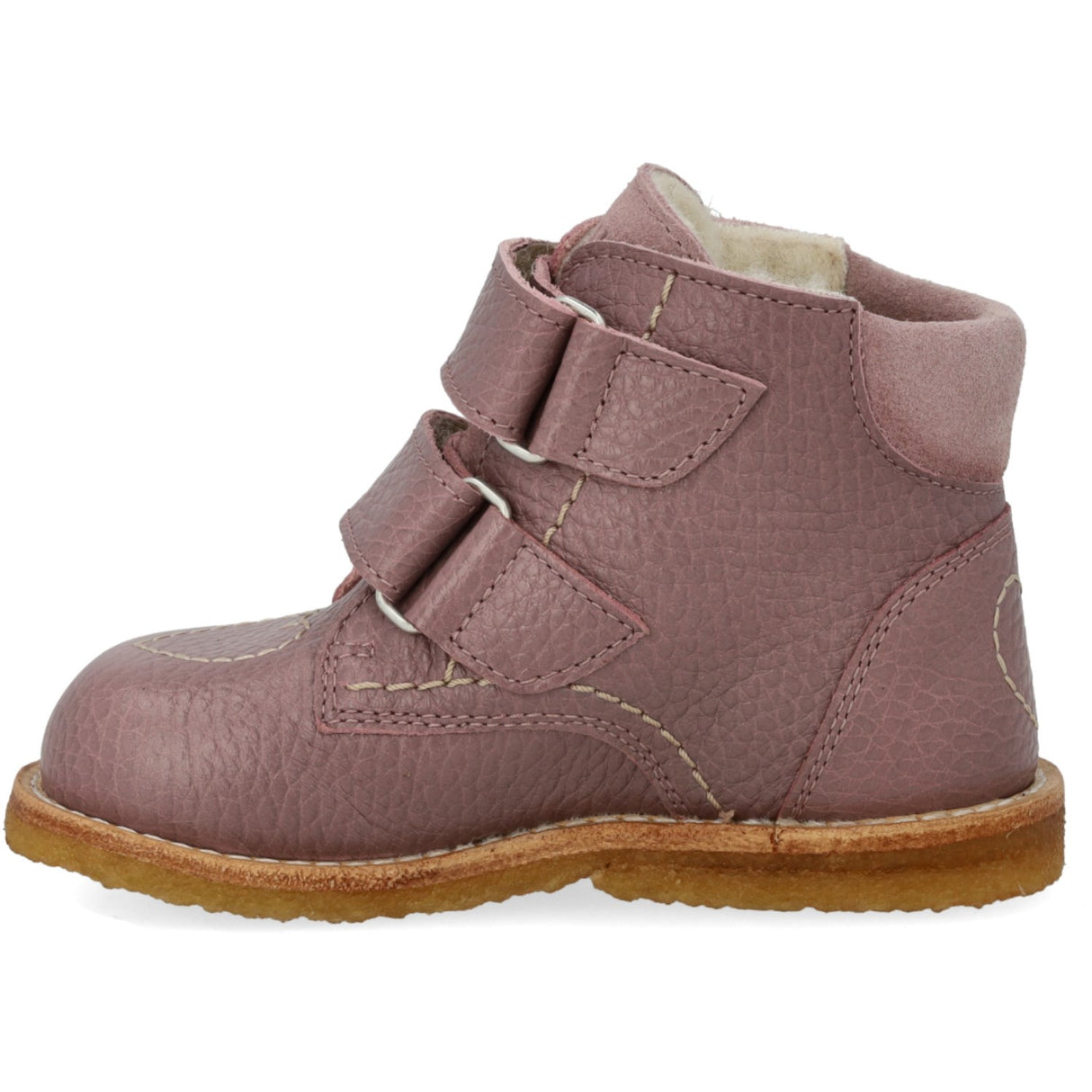 Angulus Faded Rose/Faded Rose Tex-Støvle Med Hjertedetalje