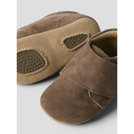 Name It Shaved Chocolate Nbnrene Baby Sko I Suede W/Velcro