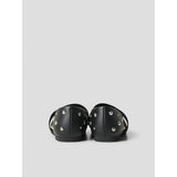 Name It Black Studs In Silver Nkfraya Ballerinasko