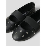 Name It Black Studs In Silver Nkfraya Ballerinasko