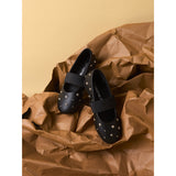 Name It Black Studs In Silver Nkfraya Ballerinasko