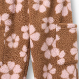 Wheat Warm Hazel Flowers Fleece Bukser Suun
